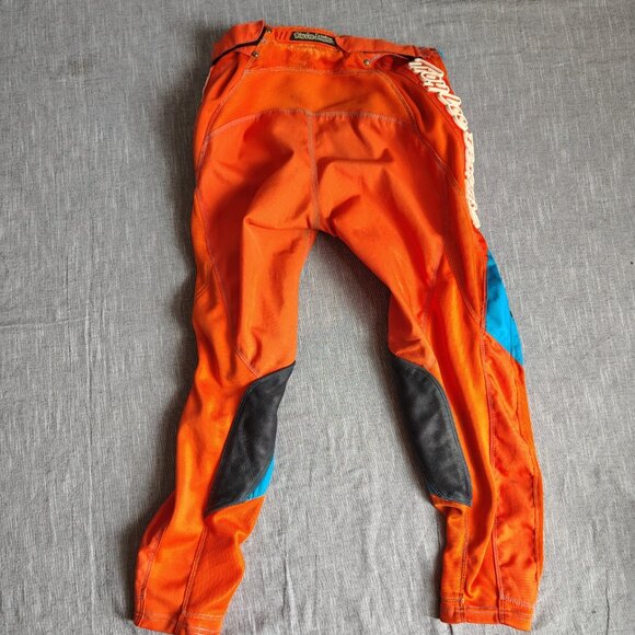 Troy Lee Designs Pants Orange Blue GP Pro Motocross MX Motorcycle Racing Adult - Picture 10 of 13